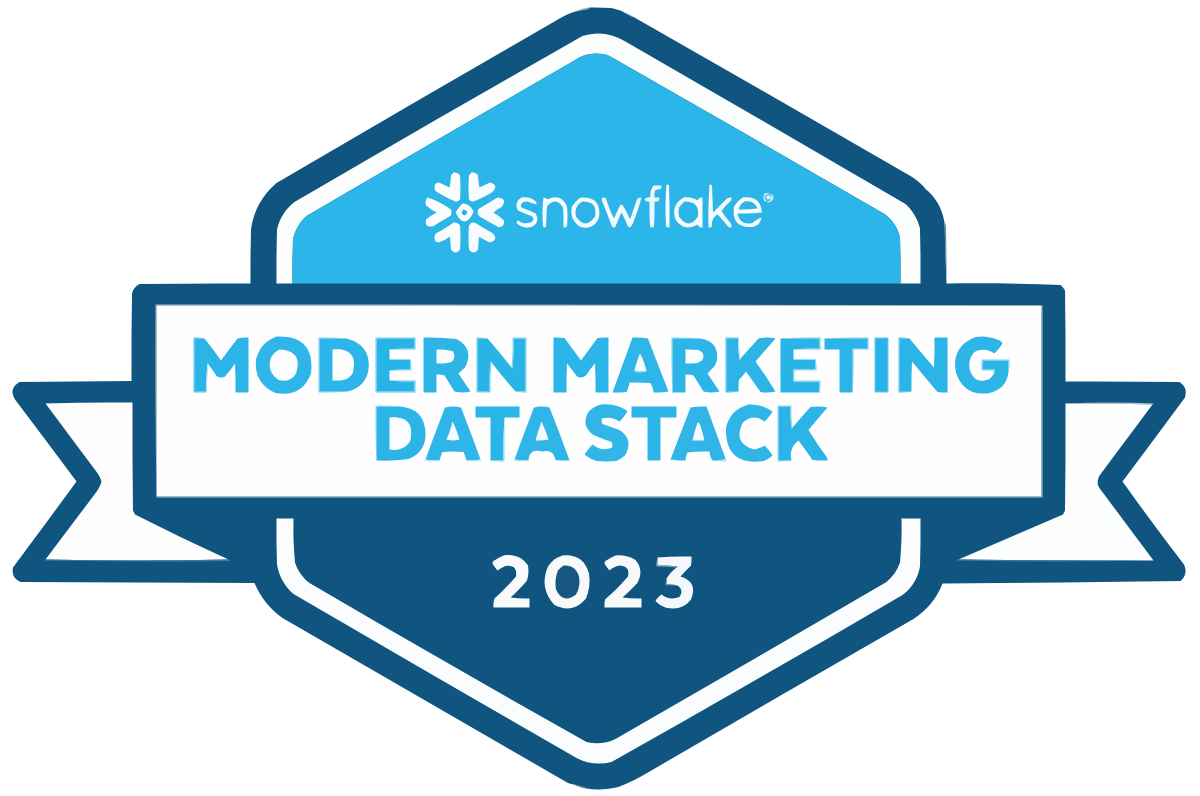 Leader in Snowflake's Modern Marketing Data Stack