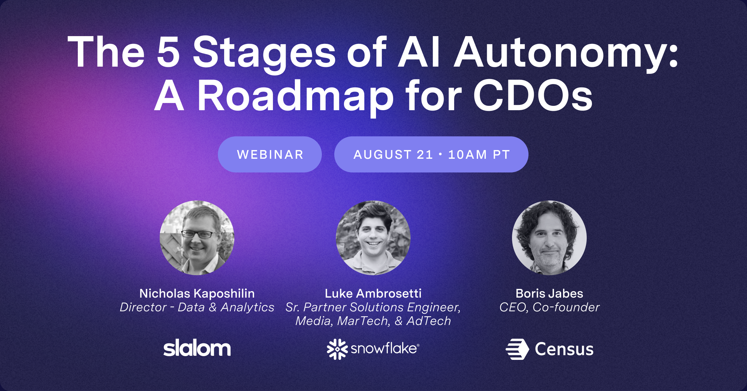 The 5 Stages of AI Autonomy: A Roadmap for CDOs