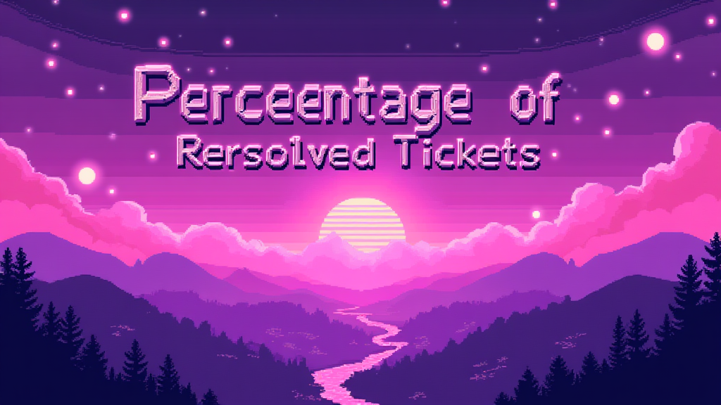 Percentage of Resolved Tickets: Key Support Metric