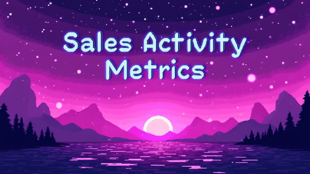 Sales Activity Metrics: Measuring Sales Performance