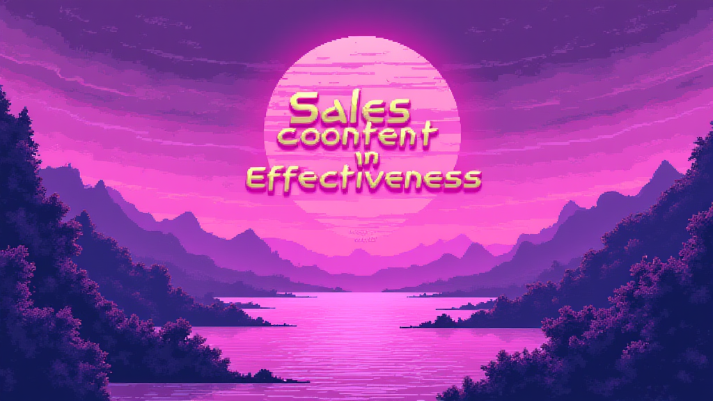 Sales Content Effectiveness: Maximizing Impact