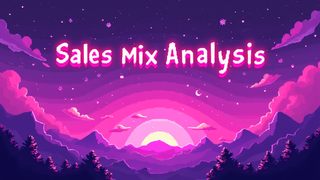 Sales Mix Analysis: Optimizing Product Performance