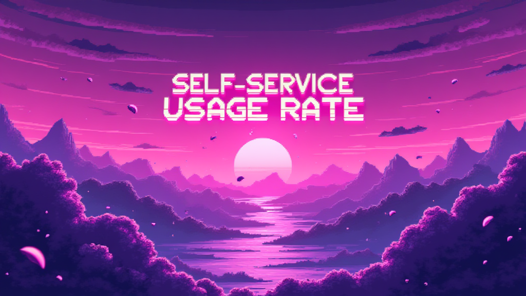 Self-Service Usage Rate: Key Metric for Success